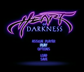 Heart of Darkness Title Screen